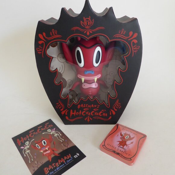 NEW 2006 7.5” LE #12/500 HOT CHA CHA CHA RED DEVIL DEMON DESIGNER VINYL FIGURE - Picture 1 of 11